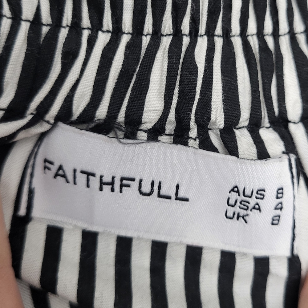 Faithfull The Brand Phi Phi Off The Shoulder Dress Size 4 - Picture 8 of 8